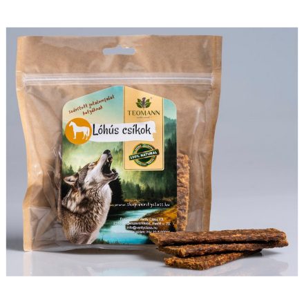 Szárított Lóhús csíkok - 125 g, Teomann 