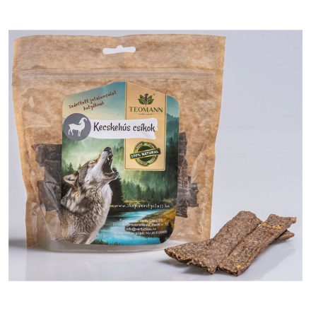 Szárított Kecskehús csíkok - 125 g, Teomann 