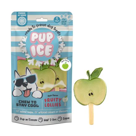 Jégkrém kutyáknak Fruity Lollies Alma (S) 3db / 90g; Pup Ice 