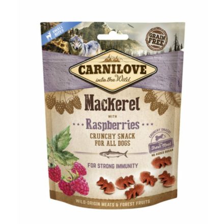 Carnilove Crunchy - Makréla Málnával - 200 g