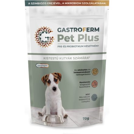 Gastroferm Pet Plus – Kistestű kutyáknak-  70 g