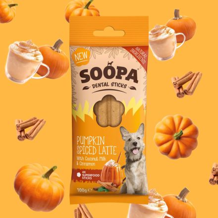 SOOPA - Dental Sticks - Pumpkin Spice Latte fogtisztító - 100 g