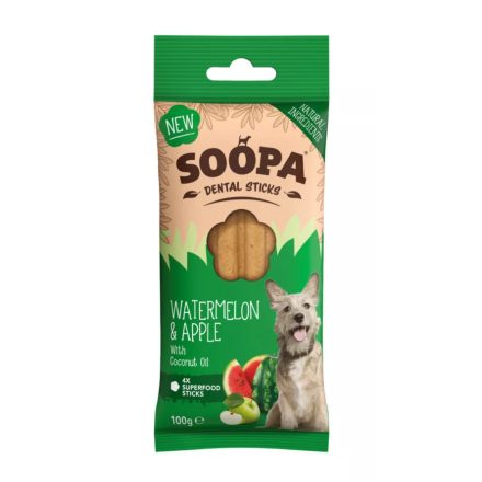 SOOPA - Dental Sticks - Görögdinnye és alma fogtisztító - 100 g