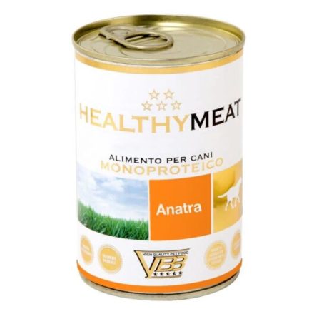 HEALTHY MEAT KACSA 97% monoproteines paté, felnőtt kutyáknak, 400 G KONZERV