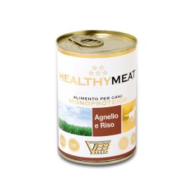   HEALTHY MEAT BÁRÁNY 95% monoproteines paté,rizzsel - felnőtt kutyáknak, 400 G KONZERV